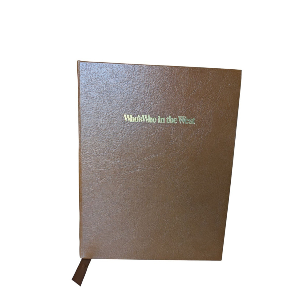Who's Who in the west, 1987-1988, 21st Edition, Marquis